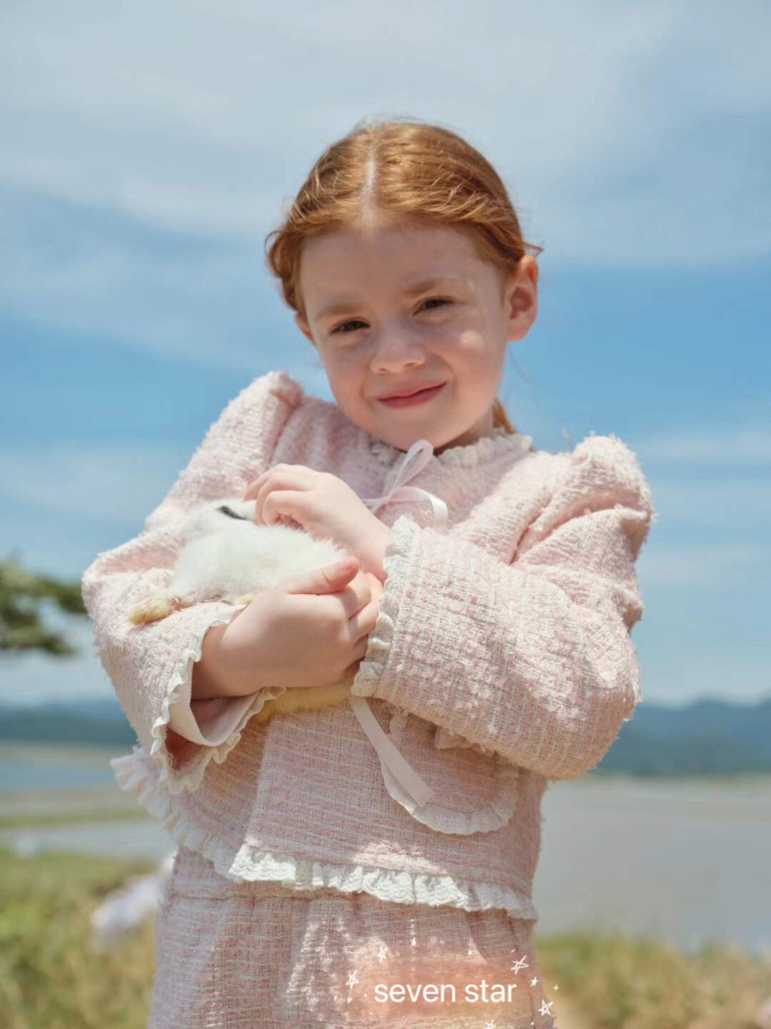 Plaid Tweed Jacket & Shorts Set